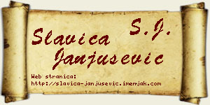 Slavica Janjušević vizit kartica
